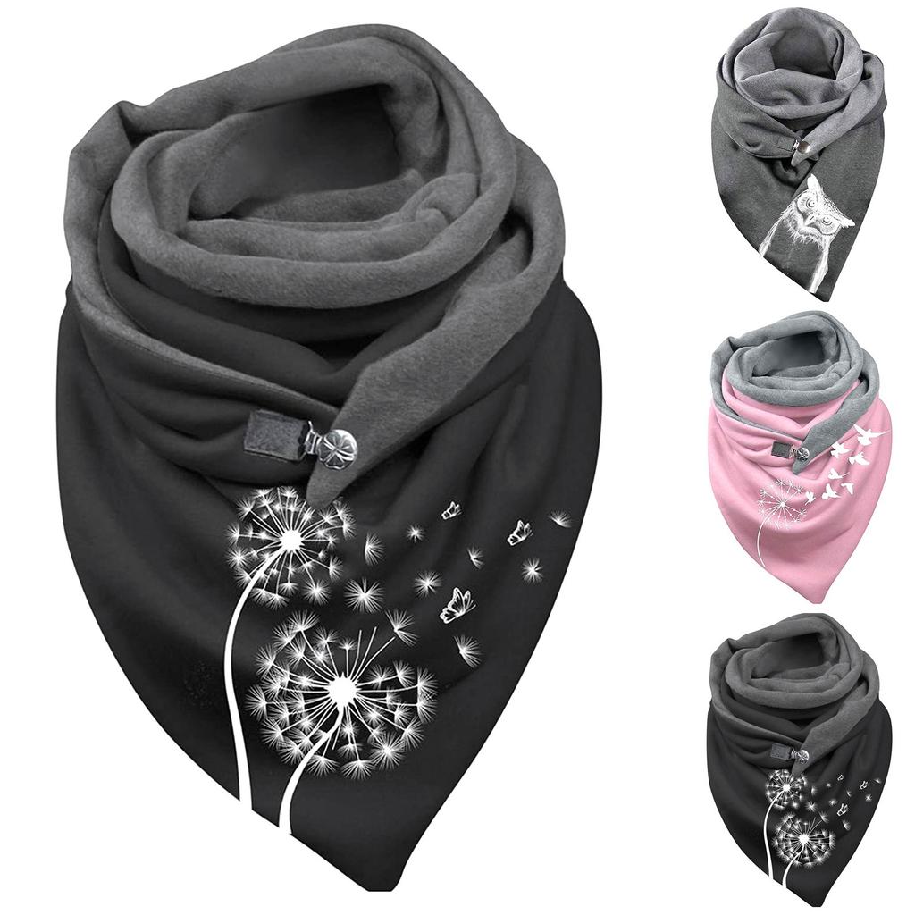 1PC Women Printing Scarf Fashion Retro Female Multi-Purpose Shawl Scarf