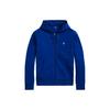 Polo Ss23 Solid Color Logo Embroidered Zip-Up Hoodie Men Hoodies Blue MNPOKNI16822726-400