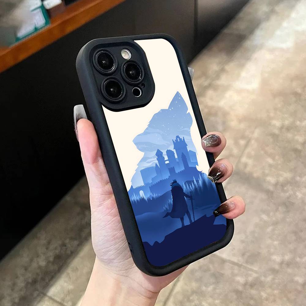 W-Winter Is C-Coming Phone Case For iPhone 17,16,15,14,13,12,11,Pro,Max,Plus,X,XS,SE4,E,Mini Black Thickened border Case