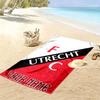 Custom Name Fc Utrecht Print Beach Towel, Large Soft Quick Dry Towel for Beach Camping Swimming