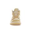Air Jordan 1 Mid Pale Vanilla Gold Women Sneakers Cream Metallic-Gold Coconut-Milk FB9892-200