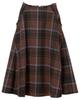 [United Arrows Green Label Relaxing] EMMEL REFINES EM Tweed-Like Check Flared Skirt 66246761717 2930 DK.BROWN(29) S