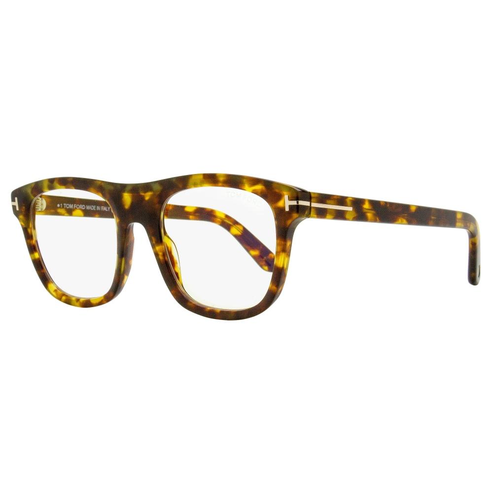 Tom Ford Men S Blue Block eyeglaSSeS Tf5939 B 053 Blonde Havana 52mm 053