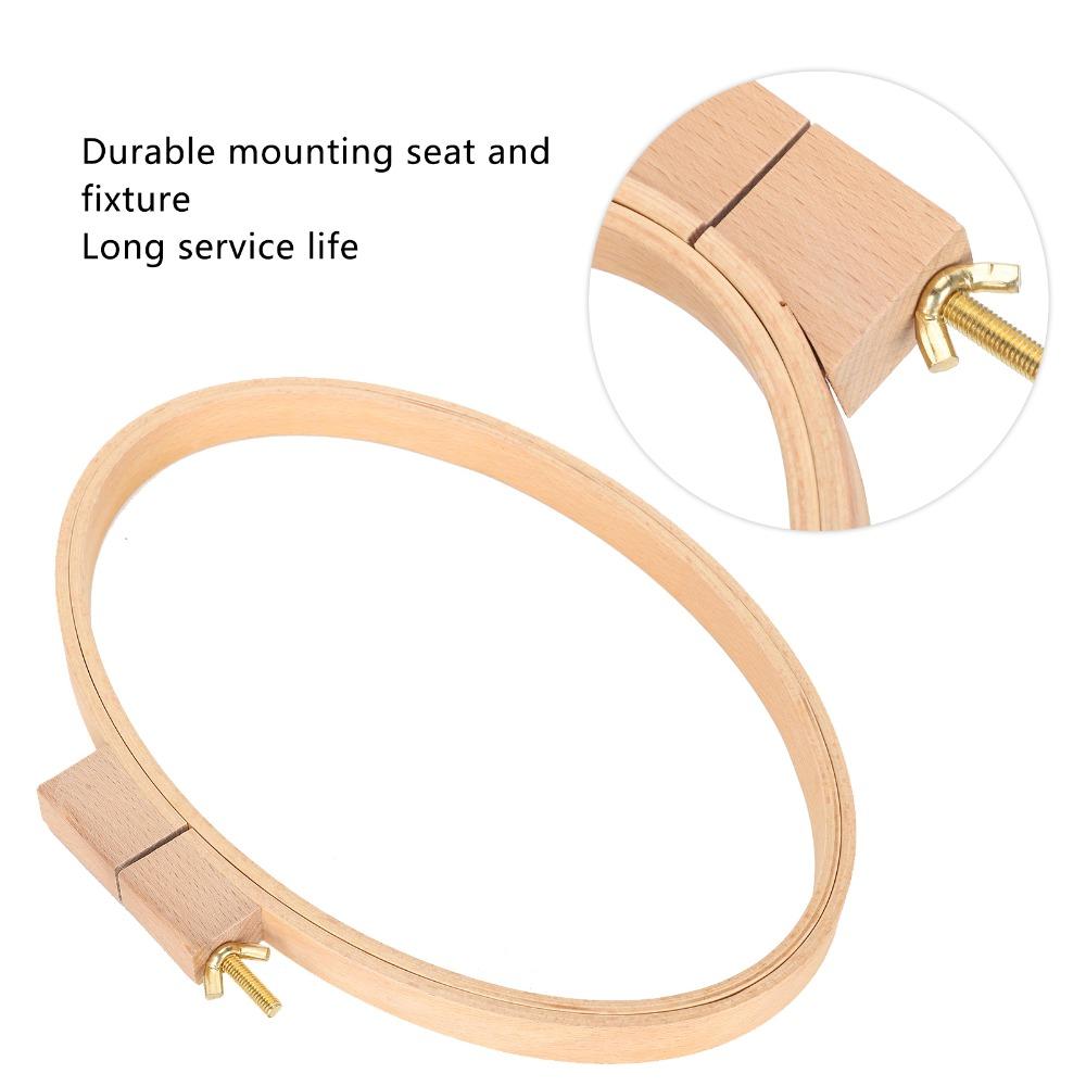 Universal Clamp Embroidery Hoop Wide Wooden Frame Wood Embroidery Hoop Desktop Craft