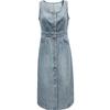 ONLY Women's Retro Washed U-Neck Sleeveless Denim Dress