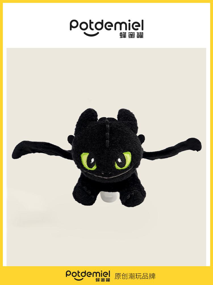 Официальный магазин Universal Studios Горшочек с медом Потдемиэль Беззубик Малыш Дракон Укротитель Ночной Призрак Плечо Плюшевая Игрушка Подарок на Фестиваль