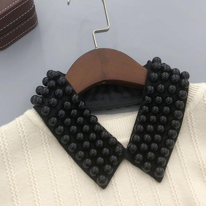 Pearl Women Shirt False Collars Crystal Removable Collar Women Necklace Fake Collar Detachable Diamond Clothing Accessories