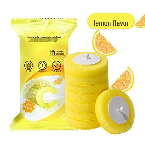 Ароматизированный одноразовый набор туалетной щетки со сменной головкой с моющей пастой