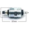 12V 24V Compatible for Diesel Engine Fuel Shut Off Solenoid Valve Injection Pump Switch Oil Cut-Off Value Generator Parts 186F 186FA 178F 192F(12V)