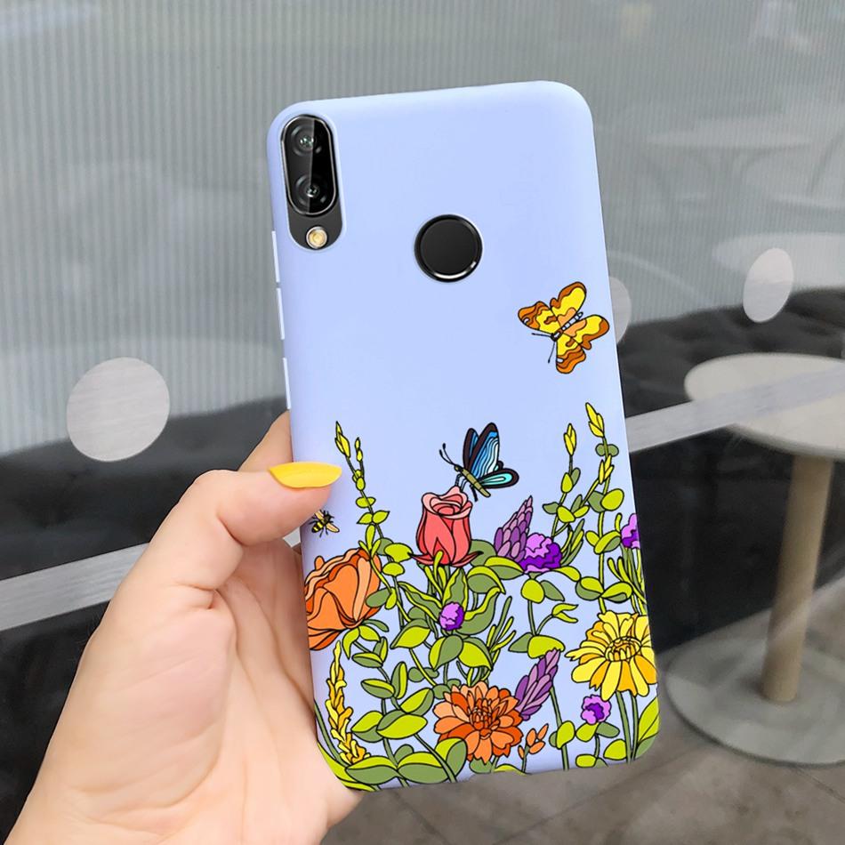Чехол для Huawei P20 Lite Nova 3e ANE-LX1 ANE-LX2 Милый Мультяшный Конфетный Цвет Силиконовые Чехлы для Телефона Для Huawei P20lite Мягкая TPU Обложка