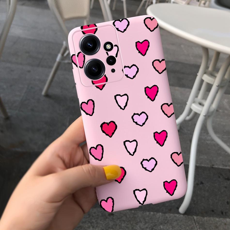Чехол для Xiaomi Redmi Note 12 4G Note12 Pro Global Милый Подсолнух Конфетный Цвет Мягкий Силиконовый Чехол для Redmi Note 12 Pro 12Pro 5G