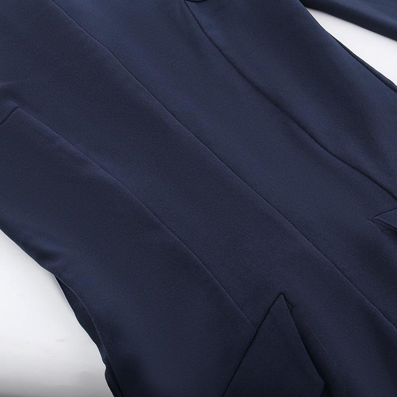 Осенняя мода, сексуальная юбка на бедрах, элегантное элегантное облегающее платье с длинными рукавами, женское платье