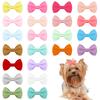 24PCS Small, Pet, Hair Clip, 4cm Ribbon, Child, Baby, Mini, Bow, Top Clip, Hair Accessory, Baby, Multicolor