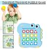 Geometric Shape Matching Puzzle Toy Dinosaur Pairs Color Sensory Educational Toy  Logic Toy