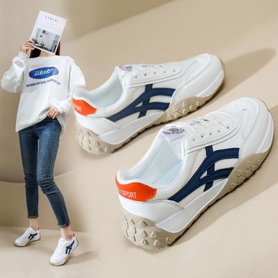 Женские кроссовки на платформе, осенние, новый дизайн, спортивная обувь с толстой подошвой, женская удобная повседневная обувь, легкая повседневная обувь на плоском каблуке