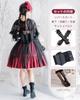 One Piece Lolita Gothic Lolita Costume Lolita Jumper Skirt Cosplay Anime Cosplay Lolita Large Size Mori Girl Sweet Loli Overlay Gloves Sash Belt Socks