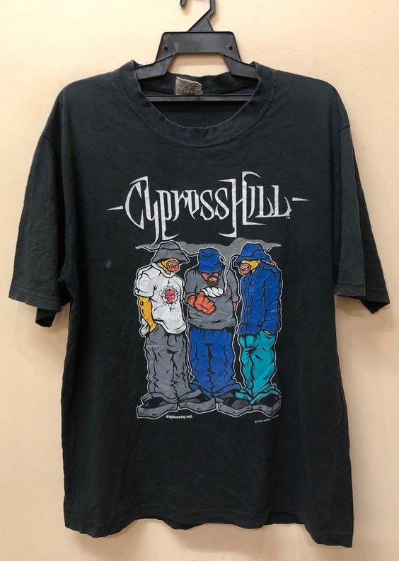 Cypress Hill Band Tshirt Black Short Sleeve Unisex Tshirt Reprint S-5XL KH9226