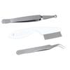 Pet Flea Remover Kit Durable Stainless Steel Flea Tweezers Comb Clips Set Easy Operation Removal Tool for Dogs Cats