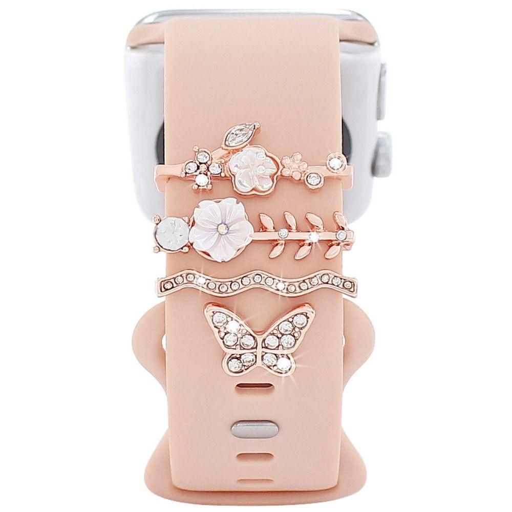 Diamond Bracelet Decoration Jewelry Ornament Strap Decorative Ring for Apple Watch Band Watch Band