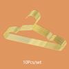 10pcs Metal Wire Children's Hanger Small Gold Clothes Hanger Mini Pet Hanger