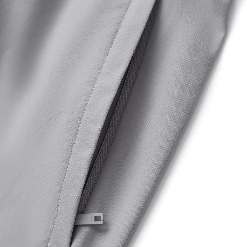 Li Ning Fitness Series Casual Simple Solid Color Elastic Sports Shorts Men Shorts Geological-Gray AKYV033-2