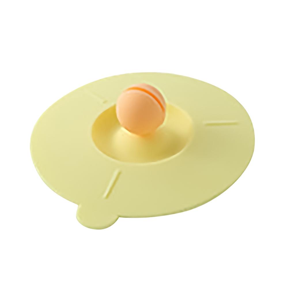 Silicone Cup Cover Hot Cup Cover Sealed Cup Cover With Spoon Holder Designed For Round Cup