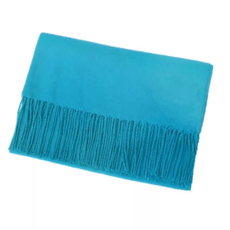 Camel Solid Color Scarf Autumn and Winter Warm Thickened Imitation Cashmere Shawl Dual-use Tassel Men's and Women's Couple Scarf Winter