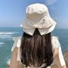 Sunshade Wide Brim Cap Sunscreen UV Protection Sun Hat Casual Bow Bucket Hat  Summer
