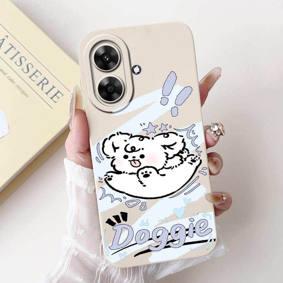 Для Realme Note 60 2024 Милый Мультяшный Чехол-Кролик Панда Для Realme Note60 4G Мягкий Силиконовый Ударопрочный Чехол