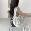 Lightweight Polka Dot Pleated Bag Korean Style Nylon Messenger Pouch Lace Crossbody Bag  Outdoor