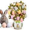 Easter Tabletop Decoration Greeting Card 3D Three-Dimensional Color Table Set Holiday Blessing Card Paper Carving