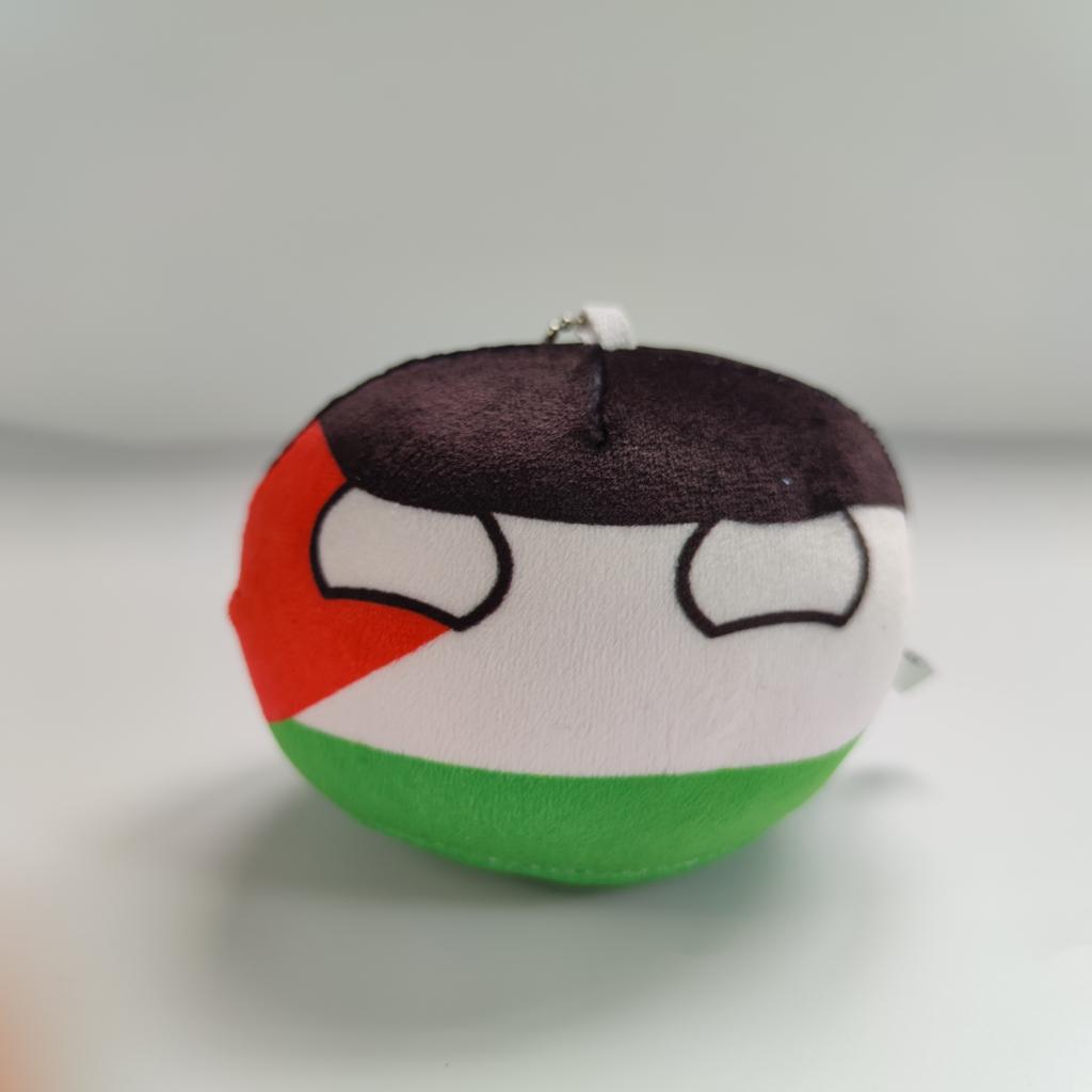 10cm Polandball Mini Plush Toy Kazakhstan Israel Palestine Iraq Egypt Countryball Anime Peripheral Gifts