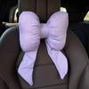Car Headrest Pillow Vehicle Neck Pillow with Adjustable Strap Easy To Install Ergonomic Bow Neck Support Cushion Waist Pillow