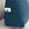 Back Cushion Blue 45 x 20 x 35 cm Cord Fabric