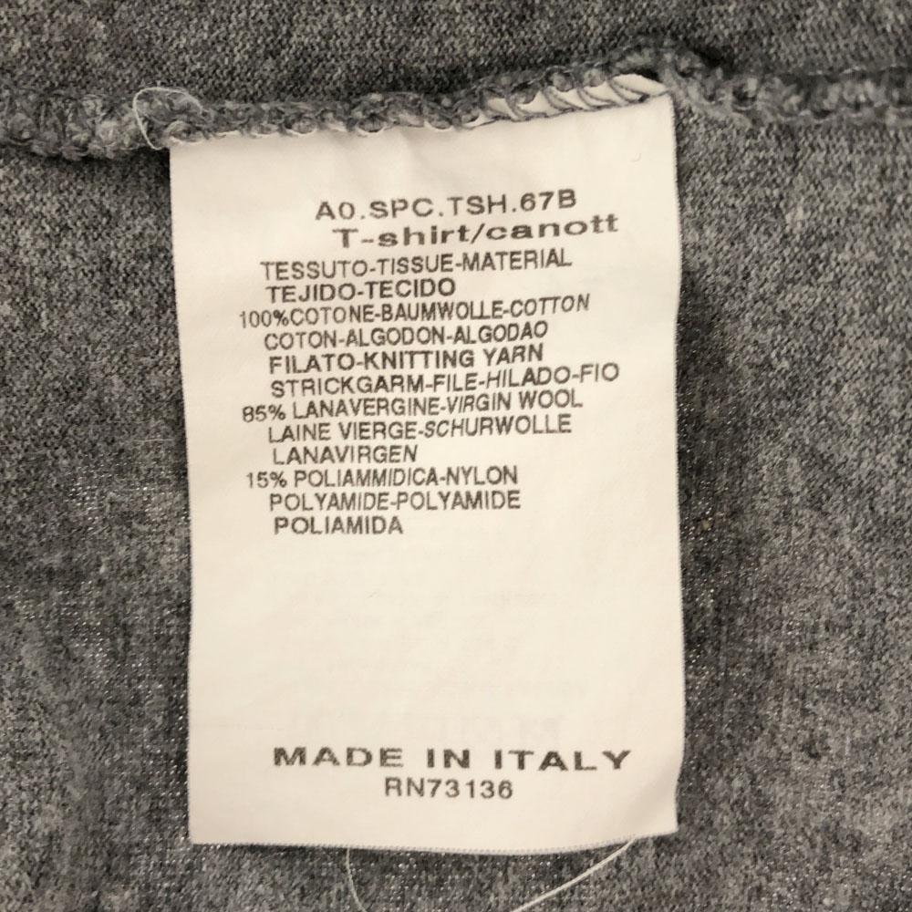 Sportmax Сделано в Италии Футболка с длинным рукавом и V-образным вырезом M серая Ron T Мужская Б/У