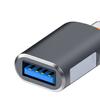Адаптер Type-C на USB 3.0 (мама) Быстрая зарядка Plug & Play Многофункциональный Высокопроизводительный OTG-адаптер для iPhone