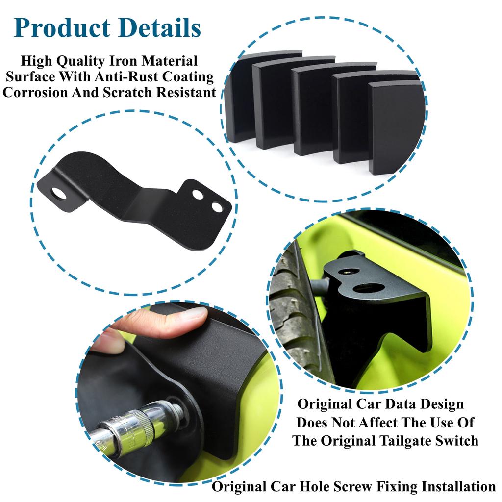 Автомобильный кронштейн для антенны, подставка для Suzuki Jimny JB64 JB74-2023, держатель автомобильной антенны, внешние аксессуары, черный