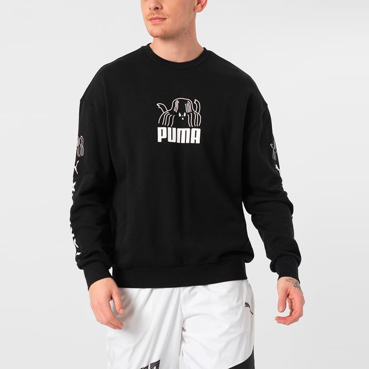 PUMA X TYAKASHA Sweatshirts Men's Crew Neck Moderate Regular 595562-01