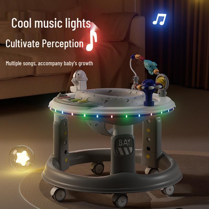 New Baby Walker & Push Dining Chair, Prevents O-Legs & Rollovers, Suitable for 6-18 Months & 1-3 Year Olds