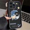 Модный чехол Missing Moon Printed, гибкий, мягкий, силиконовый, TPU, чехол на всю заднюю панель для iPhone Samsung