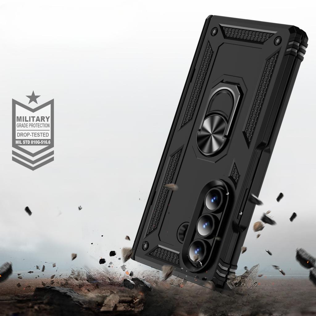 Подходит для мобильного телефона Samsung Z Fold7 со складным экраном, чехол Sergeant противоударный 6 5 4 3, защитный чехол с магнитным автомобильным держателем