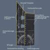 Премиальная алюминиевая сплавная столярная квадратная линейка - 3D шаблон для измерения угла торцевого соединения - 45/90 градусов столярный разметочный инструмент