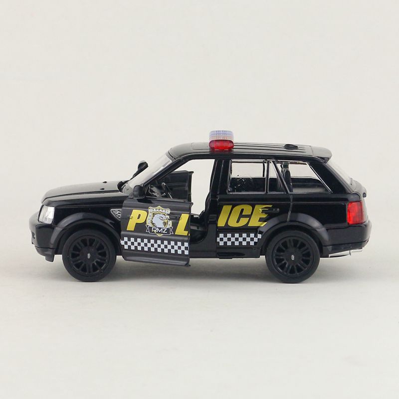 1/36 масштаб Land Rover Range Rover Police SUV, игрушечный автомобиль из сплава, литая под давлением модель автомобиля, игрушка с откатом для детей, подарки, коллекция игрушек