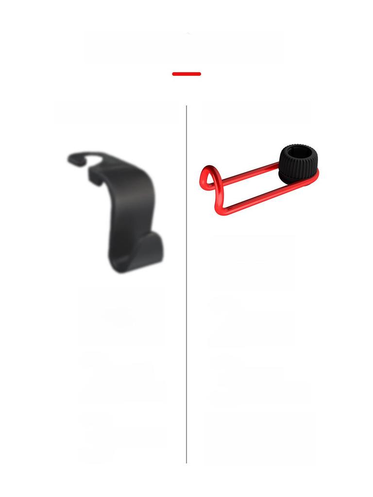 Creative Alloy Car Hook: Invisible Seat Back Storage for Car Interior.