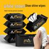 Leather & Sports Shoe Cleaning and Whitening Wipes - No-Wash Stain Remover for White Shoes