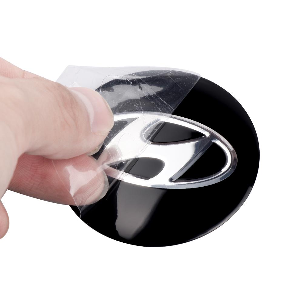 Car Wheel Center Cap Hub Covers Badge Sticker Auto  Accessories For Hyundai Accent Elantra Wagon Tucson  i20 i30 i40 ix20 ix35 R5