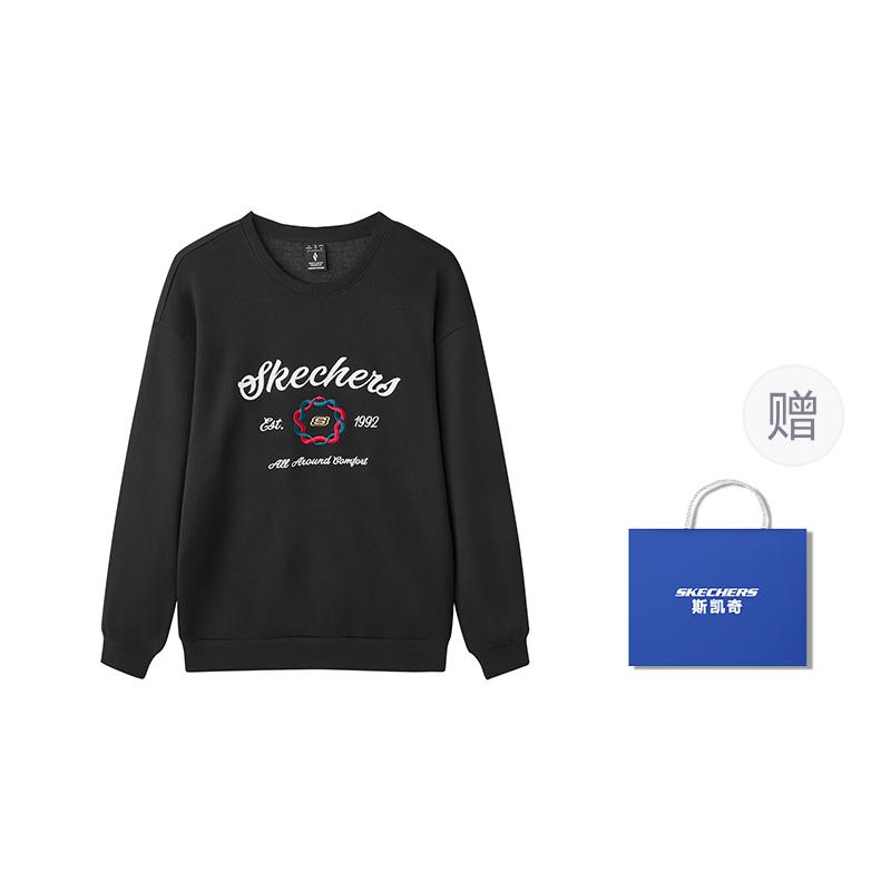 Skechers Chinese New Year Sweatshirt Men's Carbon Black L125M058-0018