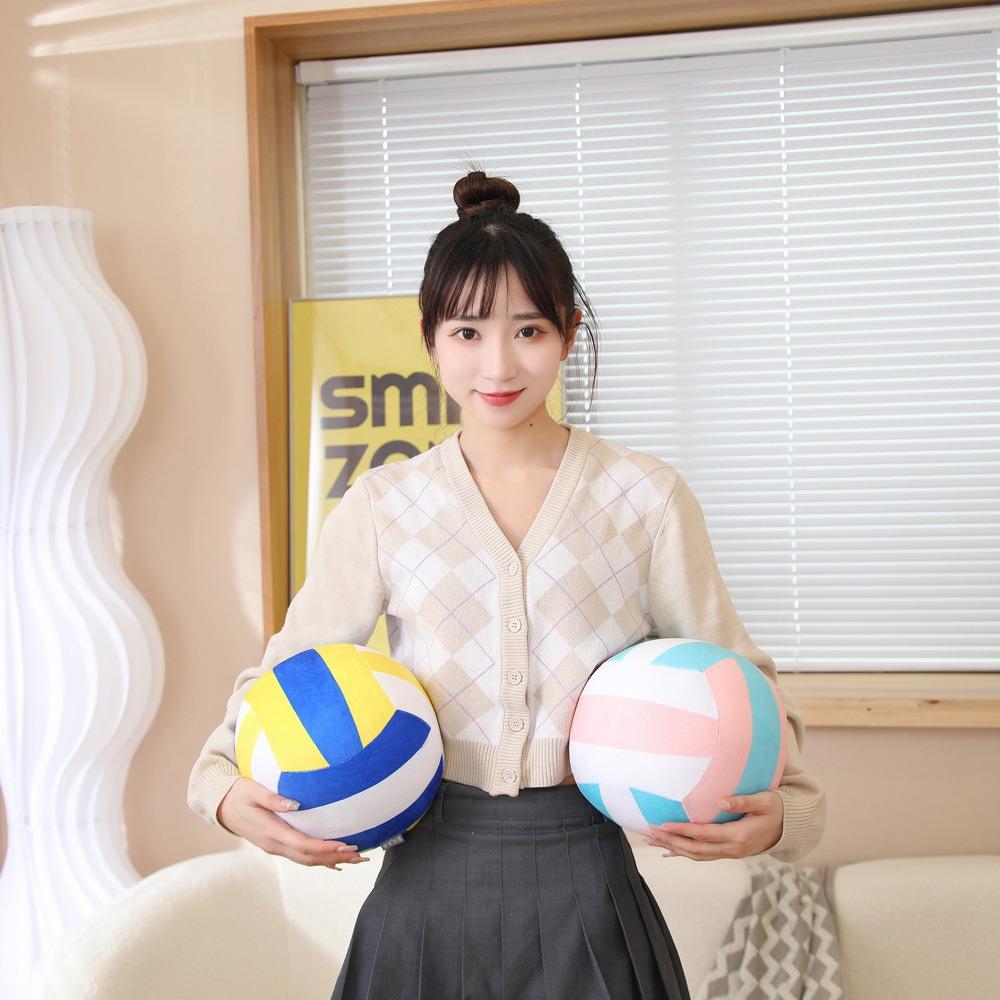 Simulation Ball Pillow Simulation Volleyball Plush Toy Basketball Stuffed Toys Basketball Pillow