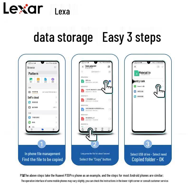 Lexar D400 Dual-Interface USB 3.2 Flash Drive
