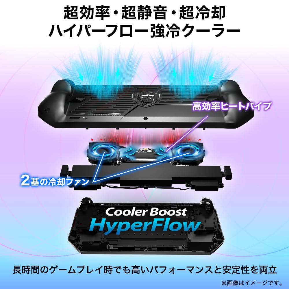 PC Games Anytime and with Latest CoreUltra5 Touch Compatible 120Hz MSI Gaming Notebook PC Claw CoreUltra5 Inch Touch [Enjoy Anywhere] [Equipped